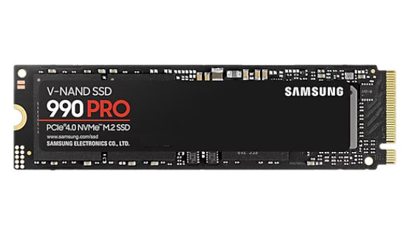 1TB Samsung 990 Pro MZ-V9P1T0BW PCle 4.0 NVMe M.2 Solid State Disk (SSD)